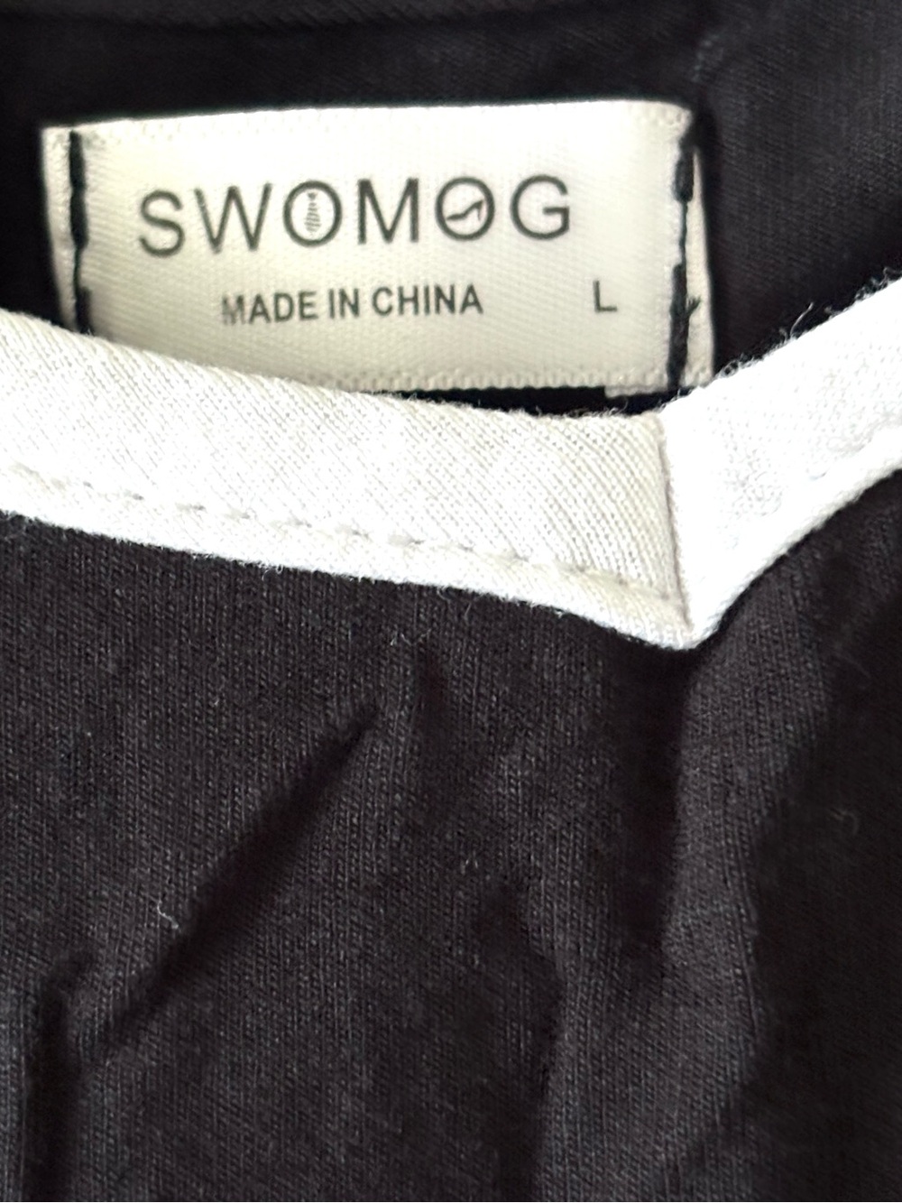 SWOMOG 2-Piece Modal Pajama Set Black Size L - Picture 3 of 3
